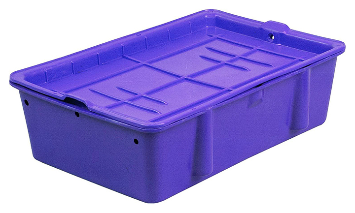 Ящик для молока ТАРА.РУ 307 502х332х150 мм синий