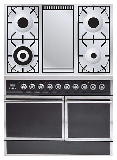 Газовая плита с духовым шкафом ILVE QDC-100F-MP