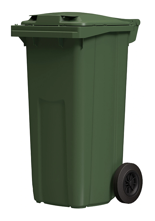 Контейнер для мусора iPlast 27.C29 120 л зеленый
