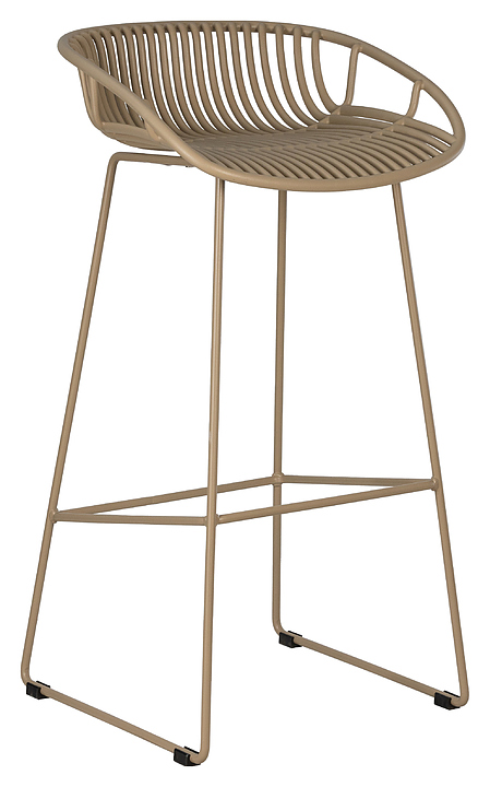 Стул барный DOBRIN 775APP-LMZL FRANK (бежевое)