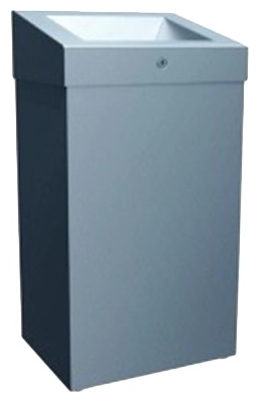 Корзина для мусора Merida STELLA R KSP102.R 47 л с конусным отверстием (нерж. сталь) полированная сталь