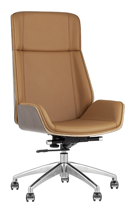 Кресло руководителя TopChairs Crown коричневое