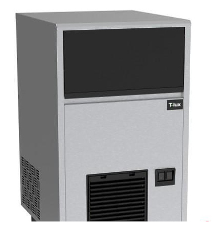 Льдогенератор T-LUX IM 4728C Кубик Шляпка, с бункером 28 кг