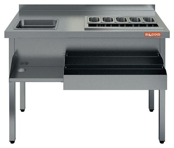 Барная станция HICOLD НКС-10/6БПК с бортом