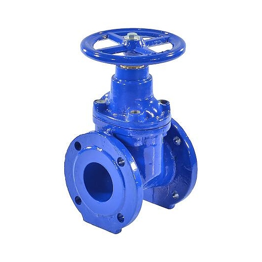 Задвижка чугун Завод им Гаджиева аналог МЗВ обрезиненный клин Ду 100 Ру16 Тмакс=75C фл