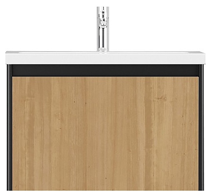 Тумба Velvex KLAUFS 70.1Y tpKLA.70.1Y-617.217 черная+дерево