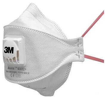 Респиратор защитный 3M 9332+Aura FFP3 с клапаном выдоха