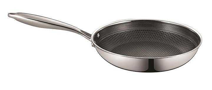 Сковорода P.L. Proff Cuisine New Kitchen Grid 81280250 d 22 см h 4.5 см нержавеющая сталь, индукция