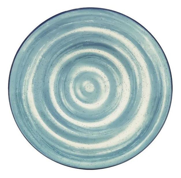 Тарелка десертная Oxford UNNI OCEANICA 151629 d 20 см белый, голубой