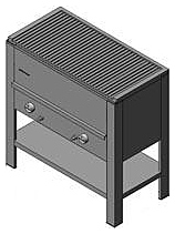 Гриль газовый лавовый Вулкан BPD 02 «Везувий»