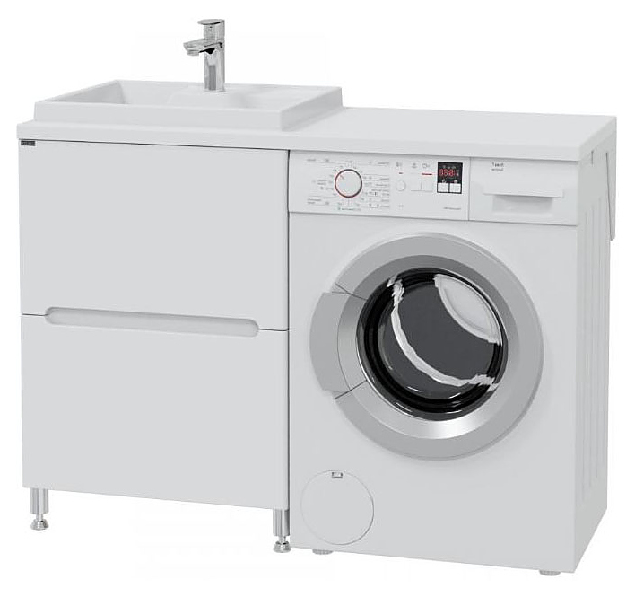 Раковина СаНта Юпитер 120х50 см, мрамор, левая