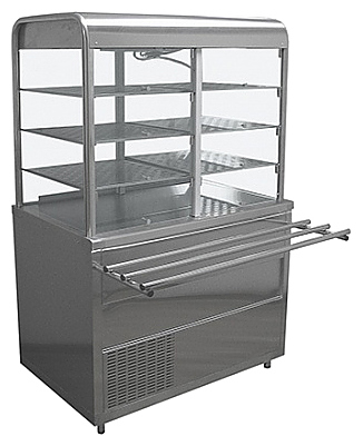 Витрина холодильная ПищТех Лира-Профи Эко СОЭП-В/ЛПЭ-1500