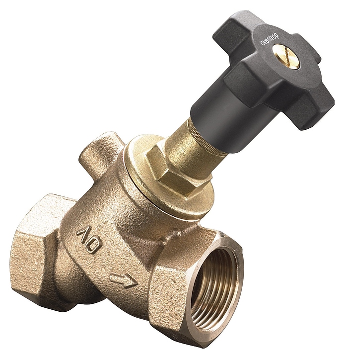 Вентиль запорный с косой посадкой Oventrop 1050206, ДУ 20, PN 25, Rp 3/4