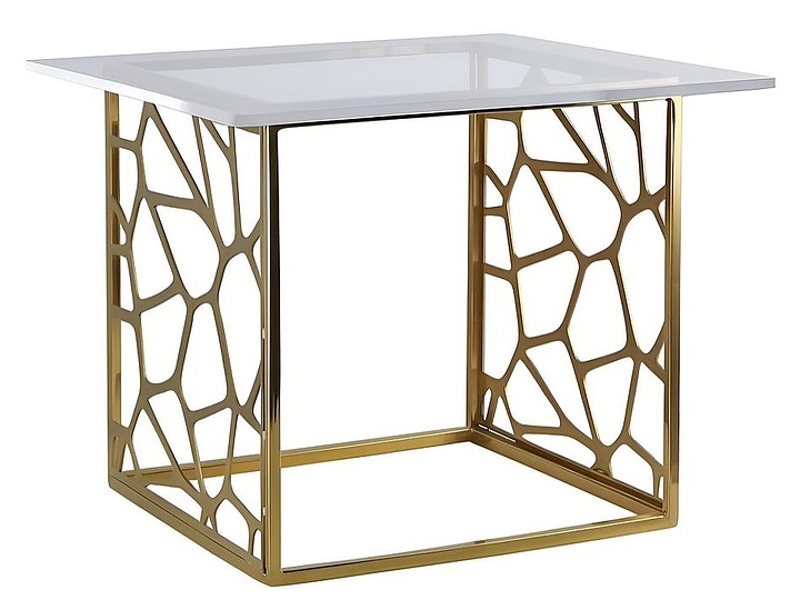 Подставка фуршетная P.L. Proff Cuisine Hotelware FSBG 4800 G 35*35 см h 20,2 см + блюдо 45*45 см акрил