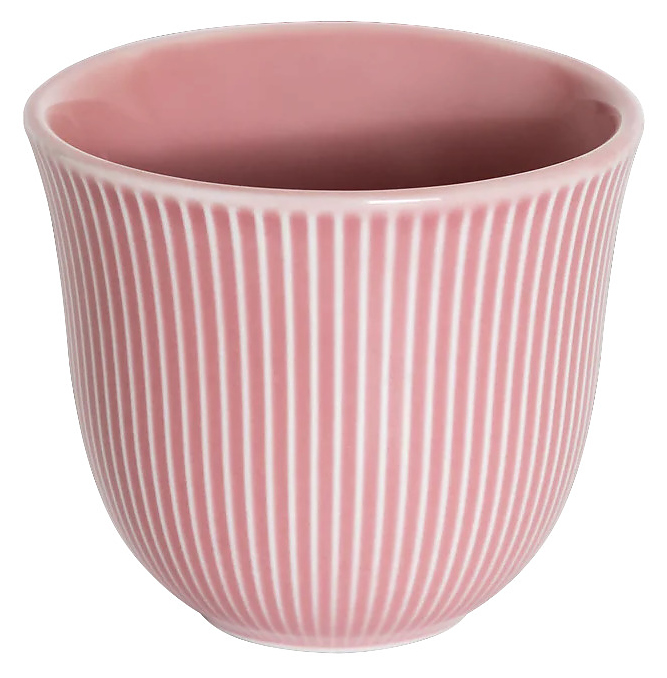 Чашка Loveramics Brewers Embossed Tasting Cup Latte&Cappuccino C099-53BDP 250 мл, розовая пустыня