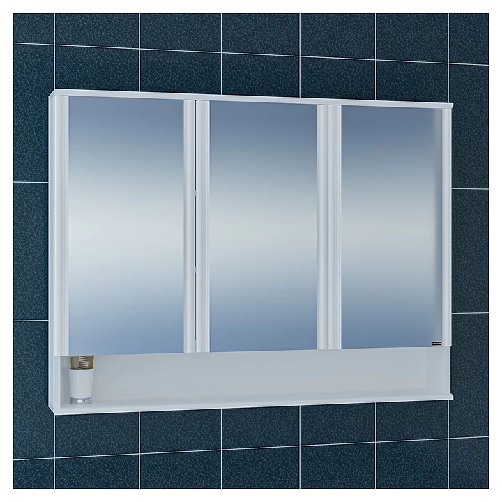 Шкаф зеркальный СаНта Вегас 120