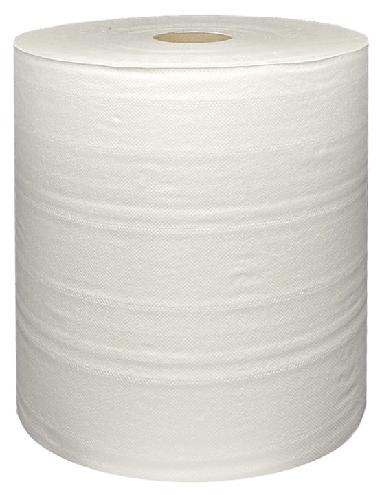 Полотенца бумажные Merida ТОП промышленные, 2-слойные, белые (2х400 м)