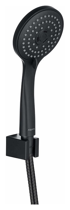 Гарнитур душевой Aquatek Вега AQ2010MB черный матовый