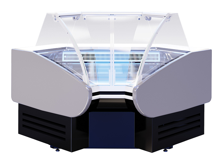 Витрина холодильная CRYSPI Magnum IC 90 Д (с боковинами)