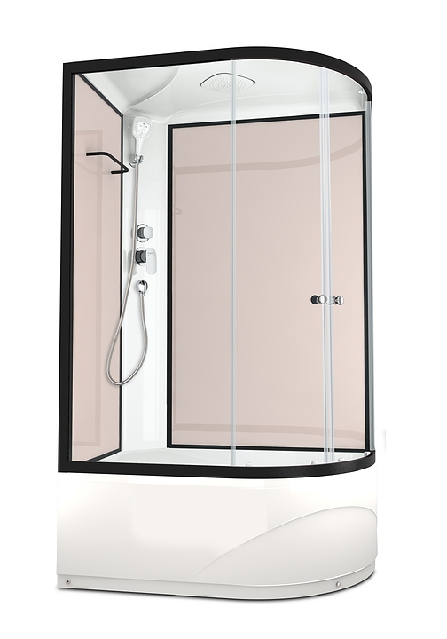 Душевая кабина Domani-Spa Delight 128 high R DS01D128RHPcCl00 120х80 см