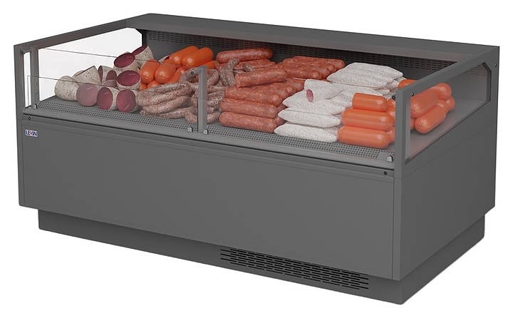 Витрина холодильная Levin DELLA SELF 125 1250х1110х900 мм (выносной агрегат) без боковин