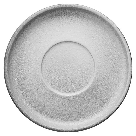Блюдце кофейное Kunstwerk Seiko A27860W1384 d=11,5/5 см h=1,5 см (фарфор) серое