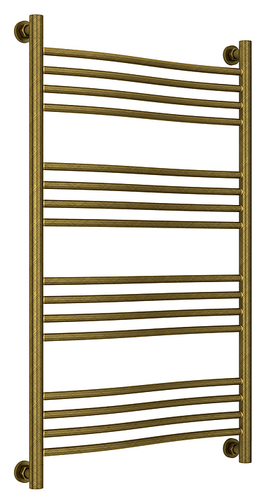 Полотенцесушитель водяной Сунержа Флюид + 100x60 см состаренная бронза