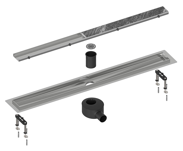 Лоток душевой TIMO Drain System 1000 DS230210/00 хром