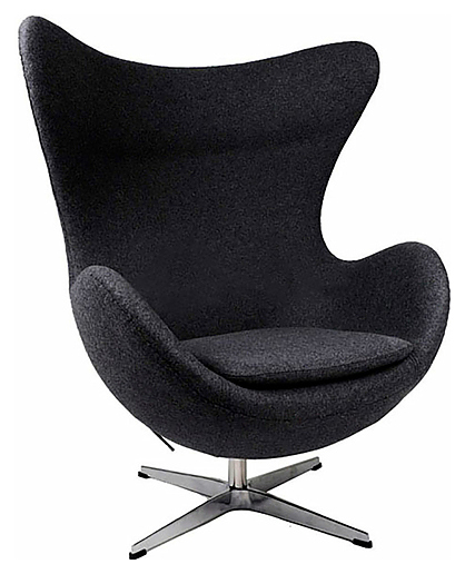 Кресло ChiedoCover Egg черное