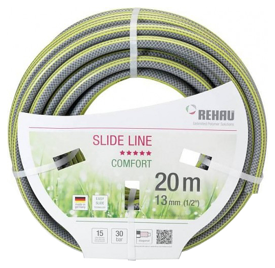 Шланг поливочный Rehau SLIDE LINE 10975961600, Дв 13 (1/2