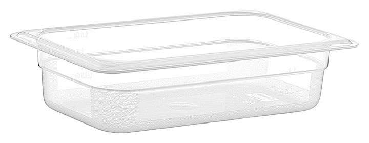 Гастроемкость Gastroplast GNPP-1465 GN 1/4-65 (265х162х65) 1,5 л полипропилен прозрачная