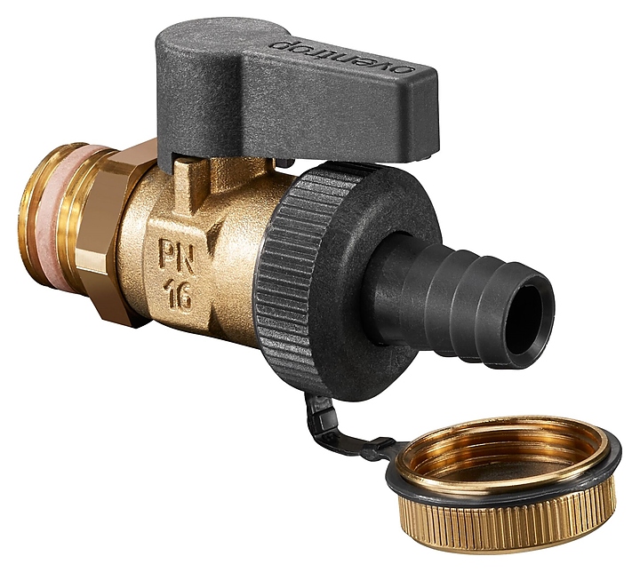 Кран шаровой Oventrop Optiflex KFE 1033308, ДУ 25, PN 16, R 1