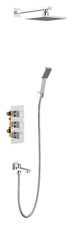 Комплект душевой TIMO Tetra-Thermo SX-0199/00SM с термостатом, хром