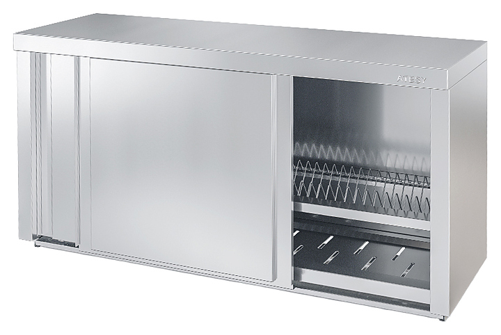 Полка настенная для тарелок и стаканов ATESY ПЗТ-С-1000.420.670-02-К