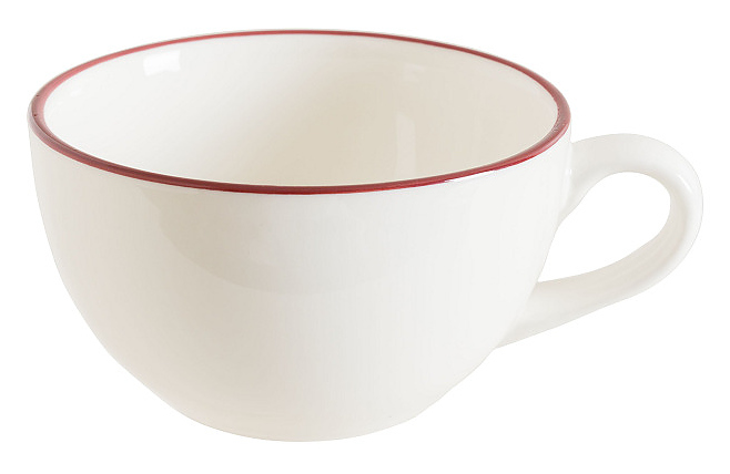 Чашка чайная Bonna Линеа Бургундия 78064 d 93 мм h 69 мм