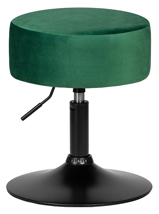 Пуф DOBRIN 2050 BlackBase-LM DANNY BLACK (зеленый велюр, черный)
