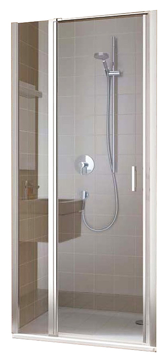 Дверь душевая Kermi CADA XS CK 1GL 11020 VPK 111х200 см, 1-створ. маятниковая с фикс. панелью, крепление слева