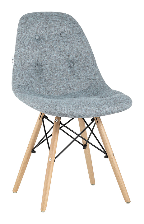 Стул Stool Group DSW SOFT рогожка серо-голубой