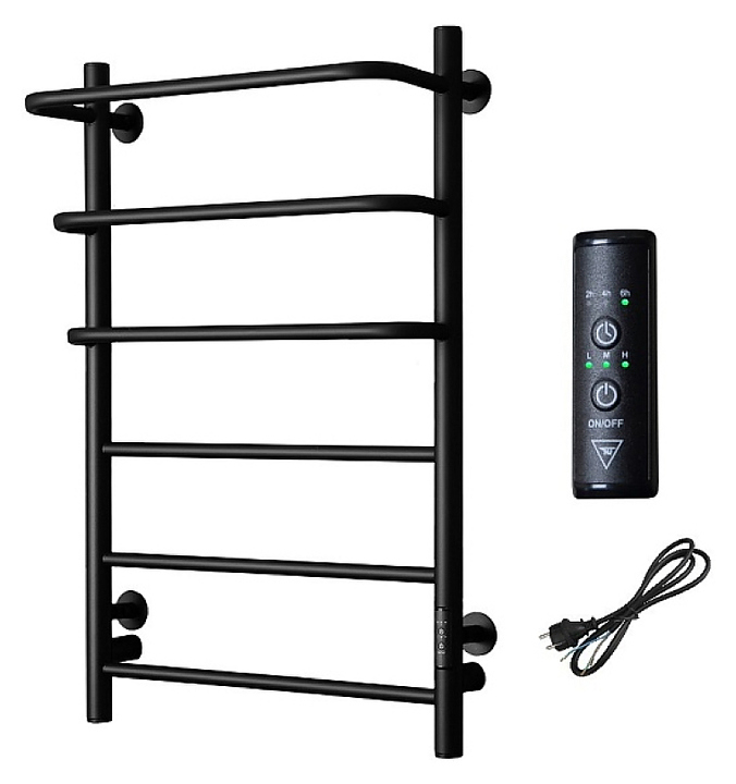 Полотенцесушитель электрический Тругор Пэк сп 19 80х50 см, черный