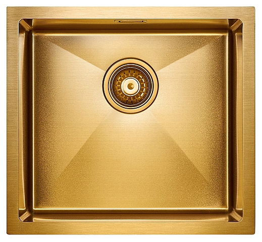 Мойка кухонная Paulmark Weser PM804844-BG брашированное золото
