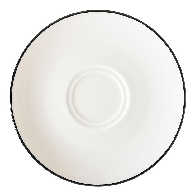 Блюдце Bonna Линеа Черный Гурмэ 77973 d 160 мм