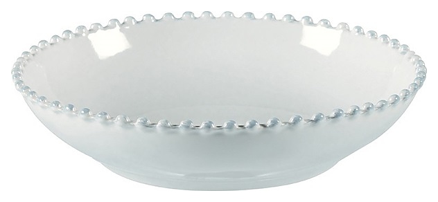 Тарелка глубокая Costa Nova PEP231-WHI(PEP231-02202F) d=23,5 см (керамика)