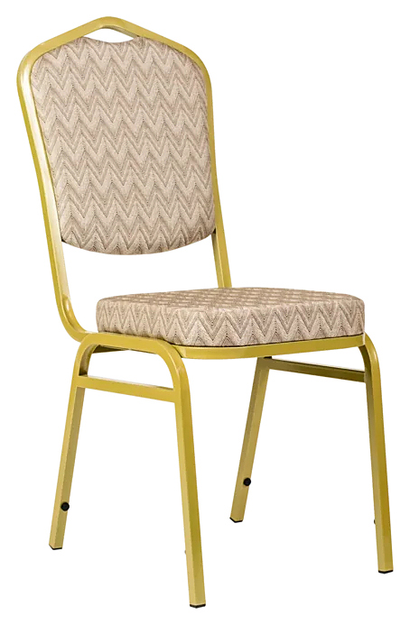 Стул ChiedoCover Хит 20 мм золото, зигзаг бежевый