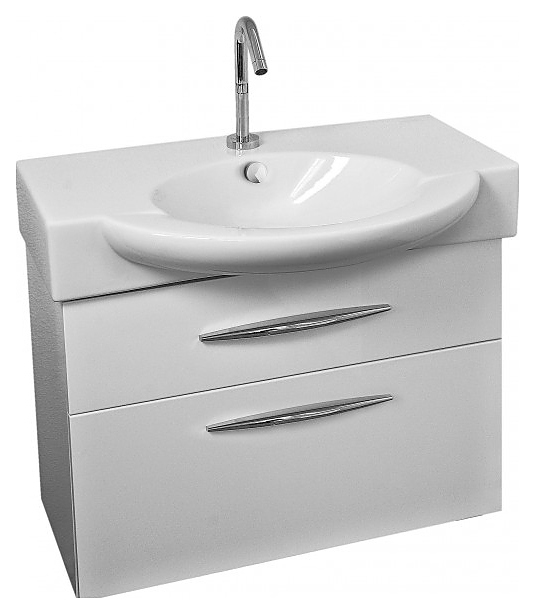 Тумба Jacob Delafon PRESQU'ILE EB927-J5 77 см, белый глянцевый