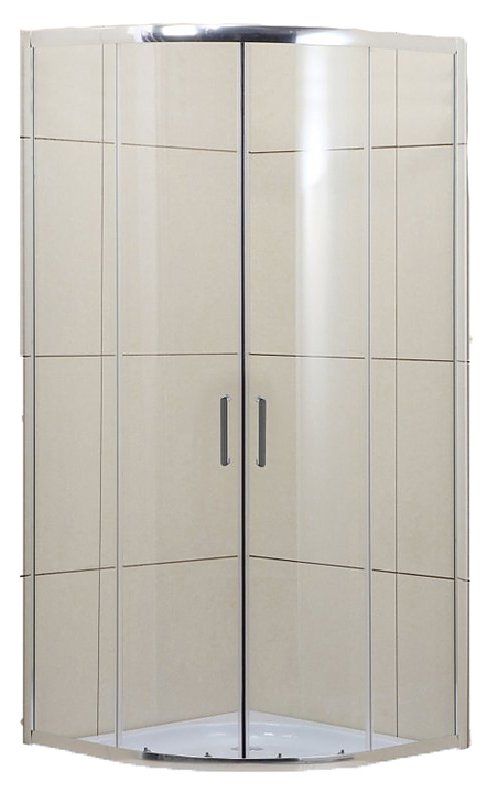 Уголок душевой BelBagno UNO-195-R-2-80-C-Cr 80x80x195 см, прозрачное стекло
