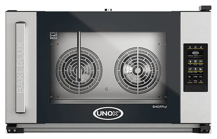 Печь конвекционная UNOX XEFR-04EU-EMLV без сливного отверстия