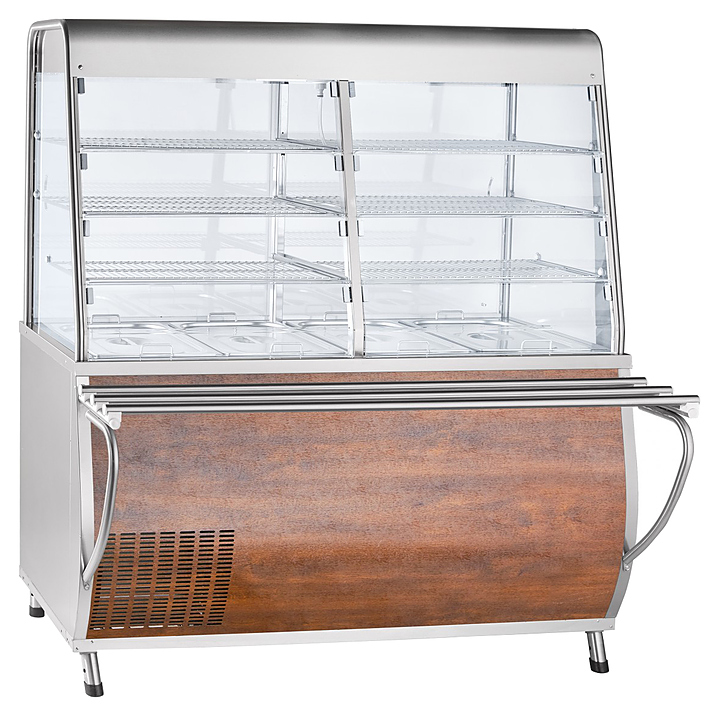 Прилавок-витрина Abat ПВВ(Н)-70Т-С-01-НШ кашир.