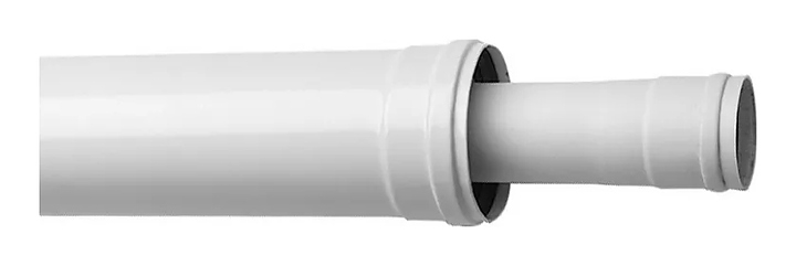 Коаксиальное удлинение BAXI KMT71408851 полипропилен, диам. 80/125, длина 1000 мм