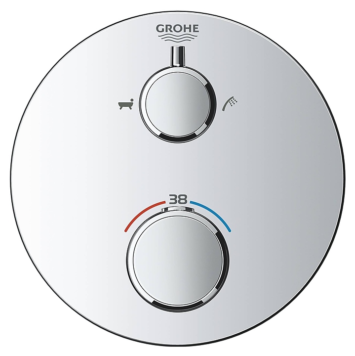 Смеситель для ванны и душа встраиваемый термостат Grohe Grohtherm 24077000