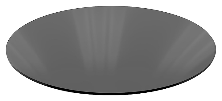 Столешница Sheffilton SHT-ТT26 90 (стекло триплекс) круглая дымчатая